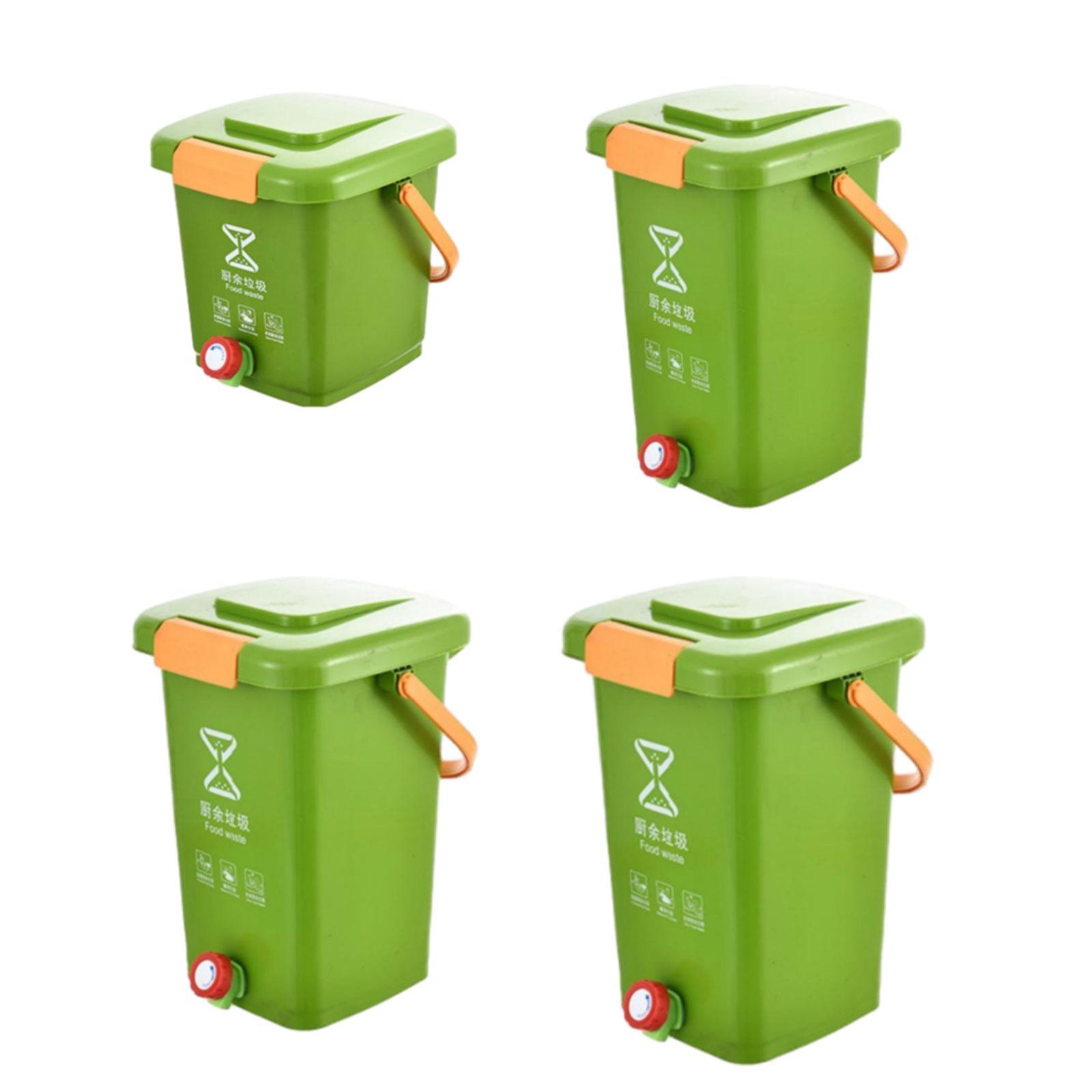 Compost Bin Countertop - Küchenkompost-Eimer, Abfallbehälter, breiter Durchmesser, verdickter, stilvoller