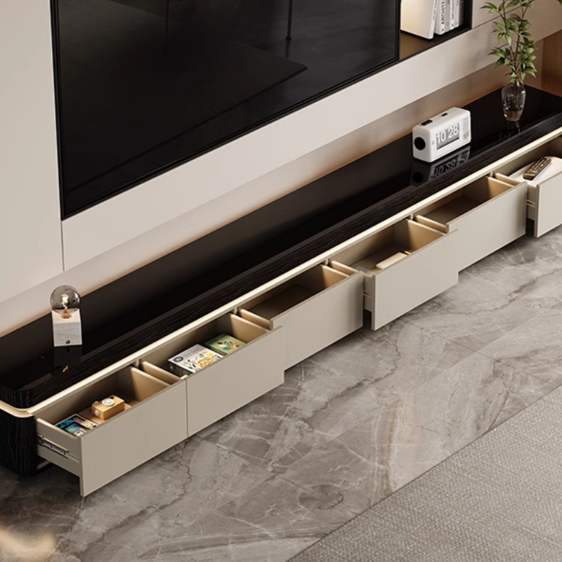 Sustainable Living Home - Sparender TV-Ständer, umweltfreundliche Materialien, nachhaltige moderne