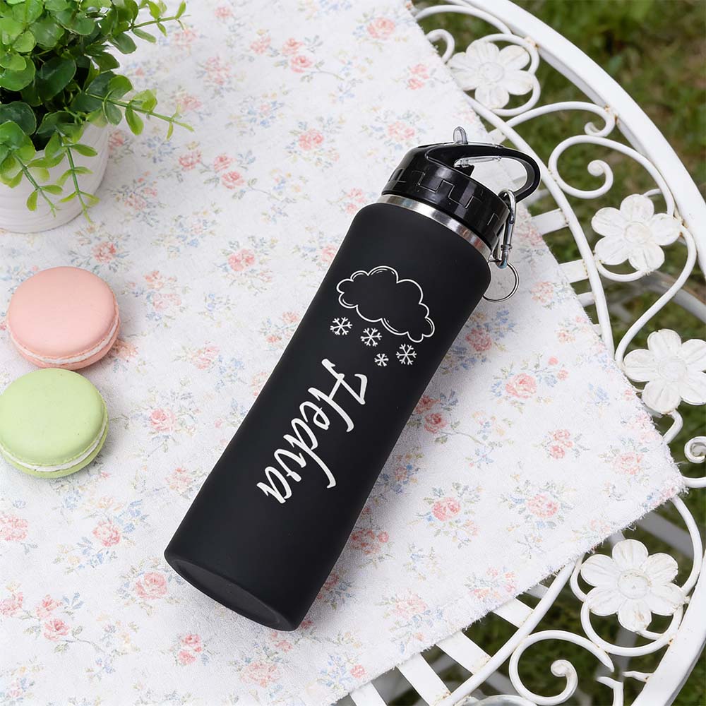 Stainless Steel Straw - 1 Stück Personalisierte Edelstahl-Wasserflasche als Geschenk
