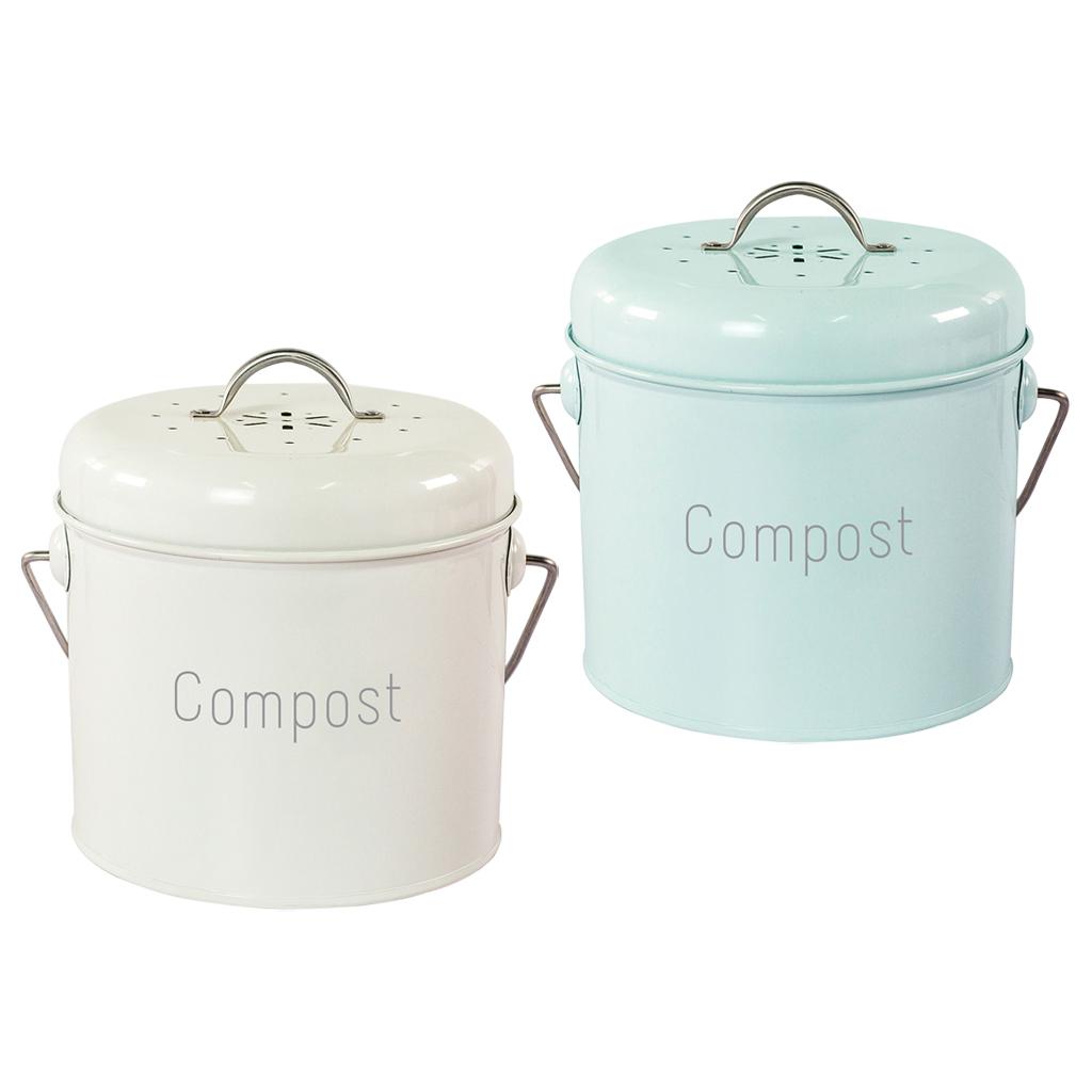 Compost Bin Countertop - 3-Kompostbehälter für die Arbeitsplatte, Kompost-Eimer für