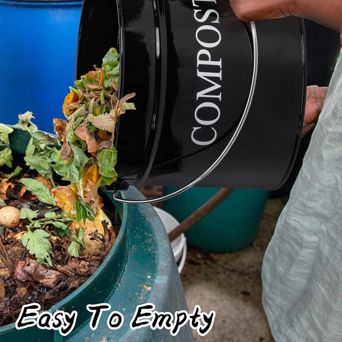 Küchenkompostbehälter für die  – Compost Bin Countertop Bewertung und Preis