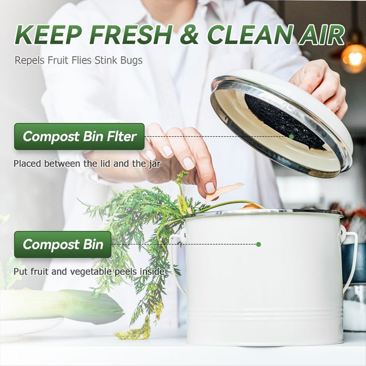 A92G Neuer Kompostbehälter-Fil – Compost Bin Countertop Bewertung und Preis